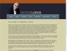 Tablet Screenshot of georgeloros.com